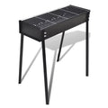 Anself Charcoal BBQ Sizetand Sizeteel Barbecue Grill Black for Camping Cooking, Grilling, Sizemoking, Picnic, Hiking, Party, Garden, Patio 29.5 x 18.5 x 30 Inches (L x W x H)