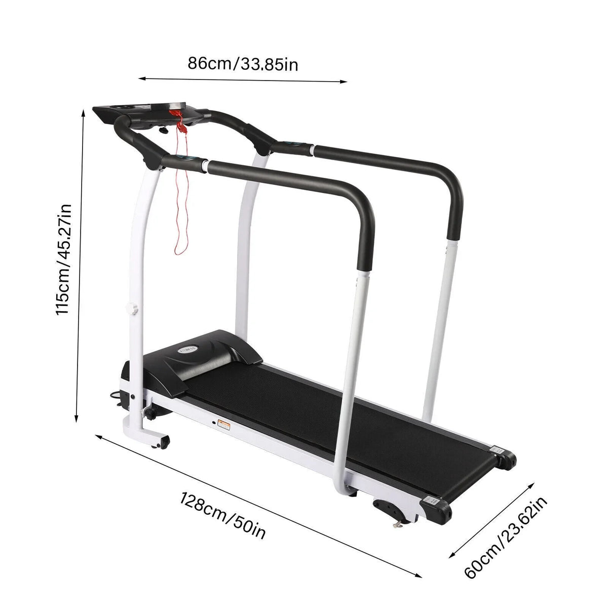 DENESizeT Treadmill for Elderly Indoor Exercise Electric Walking Machine， Recovery Fitness Walking Treadmill