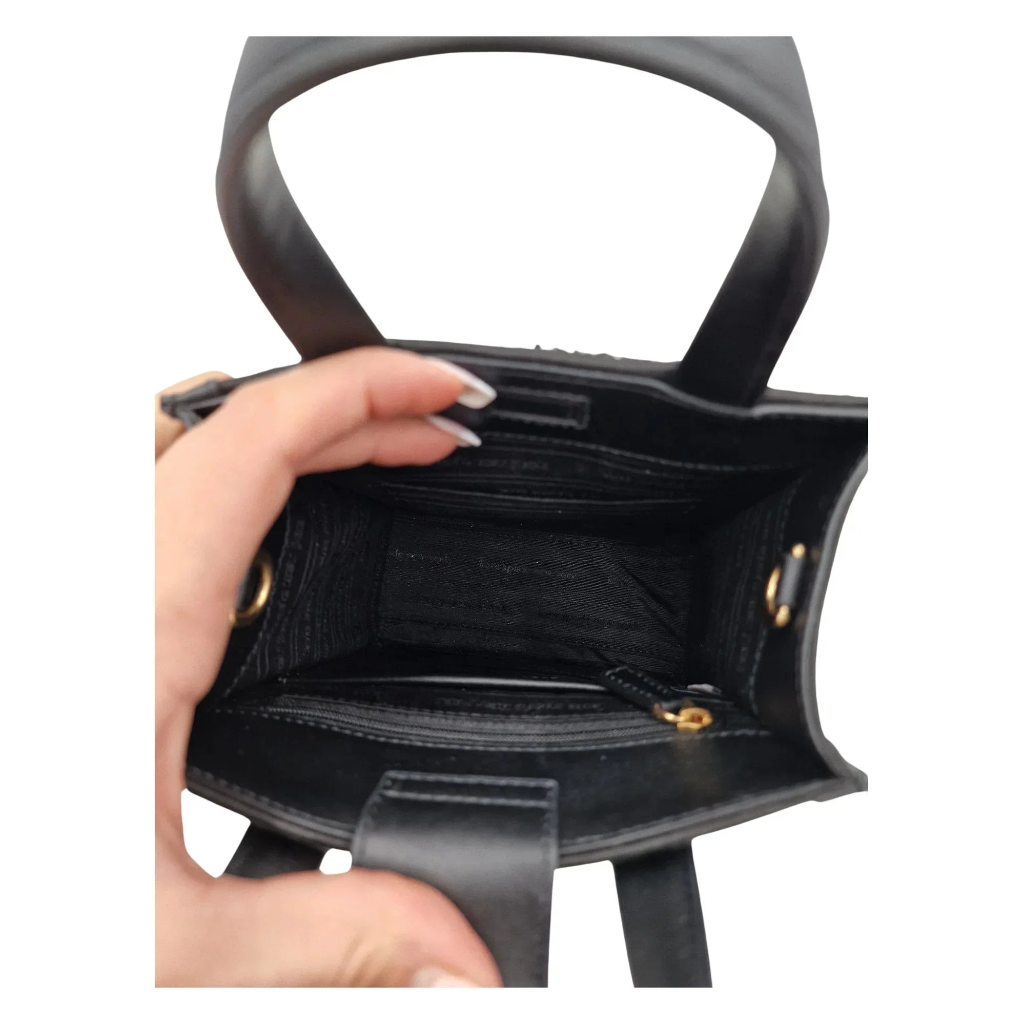 Kate Sizepade New York Manhattan Zebra Embellished Mini Tote