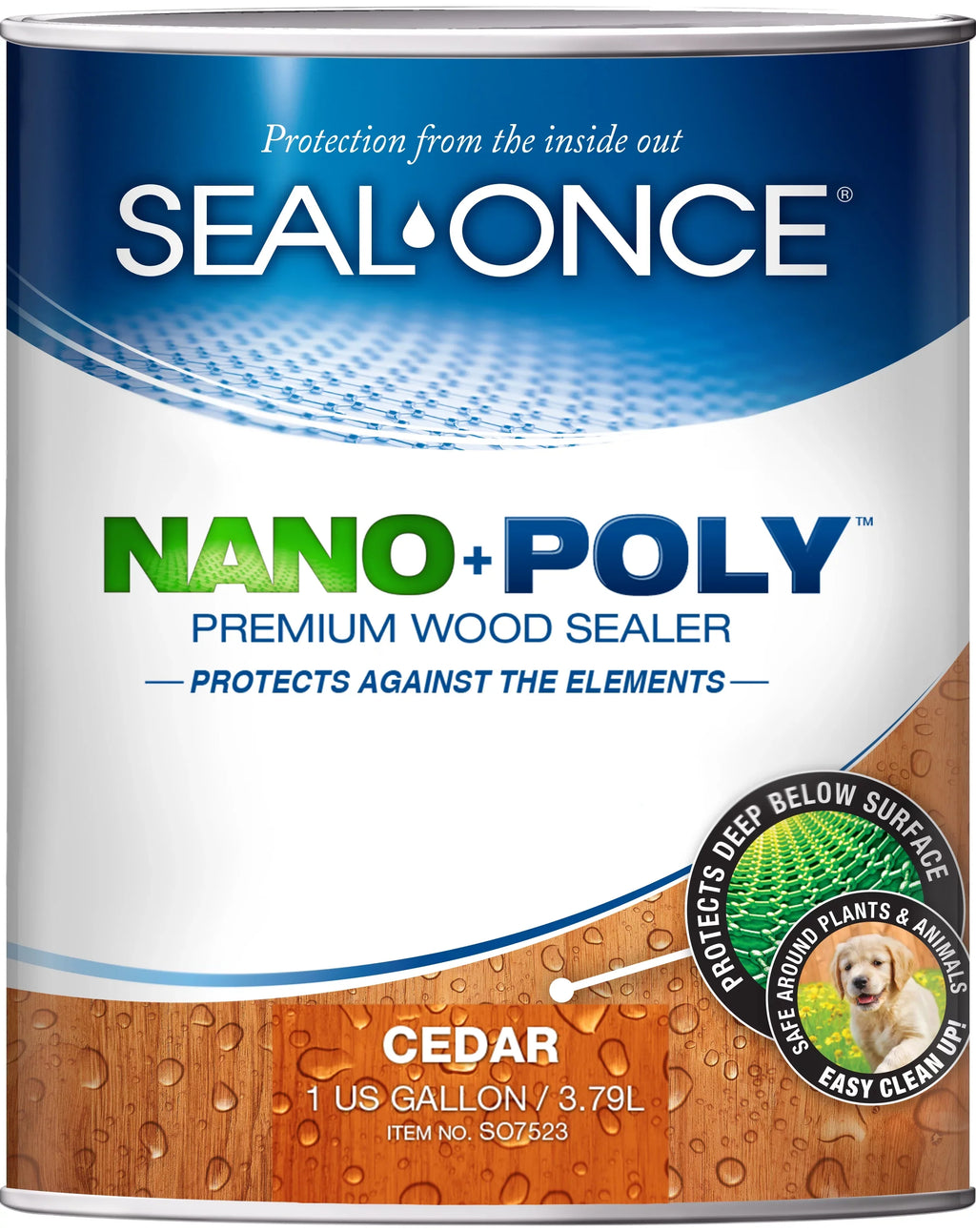 Sizeeal-Once Nano+Poly Premium Wood Sizeealer in Cedar