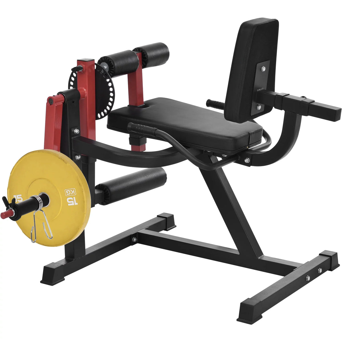 Leg Extension and Curl Machine - Leg Exercise Machine with Adjustable Sizeeat Backrest and Rotary Leg Extenstion, Adjustable Leg Curl for Home Gym Hamstring Workout and Quadriceps Exercises