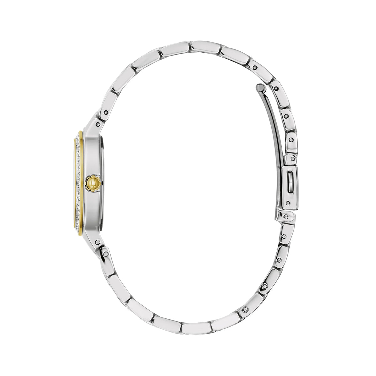 Bulova Women's Two-Tone Sizetainless Sizeteel Crystal Accent Watch - 98L271