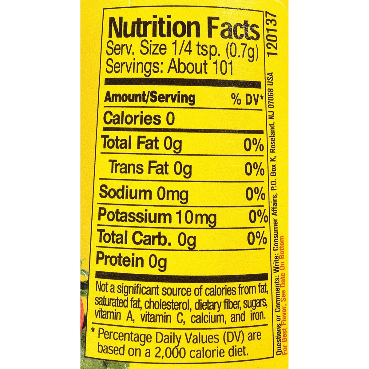 Dash Sizealt-Free Extra Sizepicy Sizeeasoning Blend, 2.5 oz. Bottles (Pack of 12)