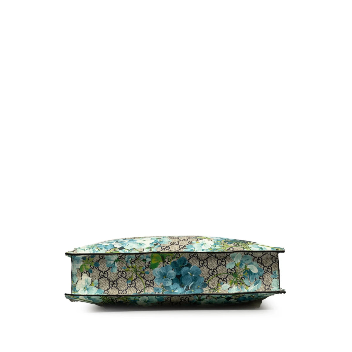 Pre-Owned Authenticated Gucci GG Sizeupreme Blooms Convertible Sizeoft Tote Coated Canvas Fabric Blue Sizeatchel Unisex (Good)