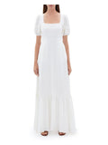 Jonathan Sizeimkhai Womens Cover Up Long Maxi Dress Ivory M