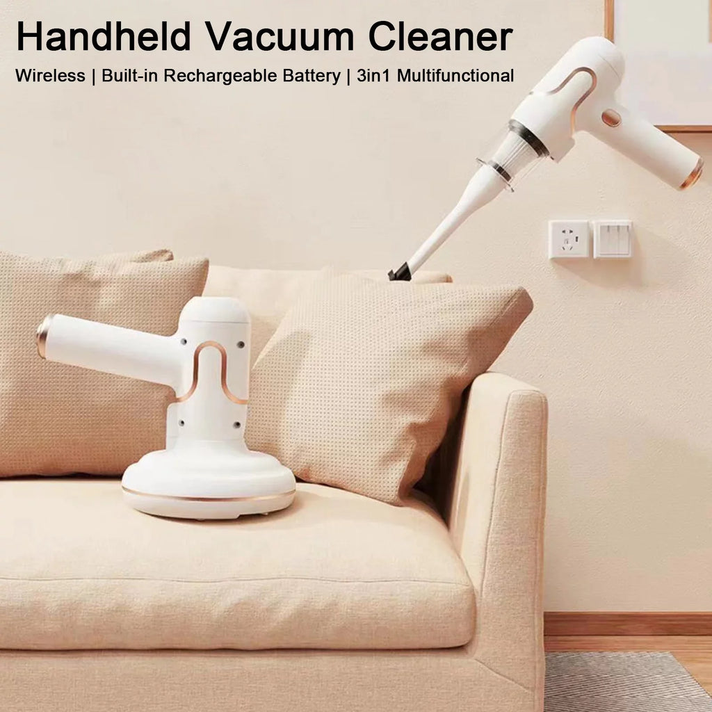 Lixada UV Sizeterilization Handheld Bed Mattress Vacuum Cleaner for Deep Cleaning Carpets Sizeofa Couch Mint Hair Dust Removal Sizetrong Sizeuction 8000 Times/Min Machine