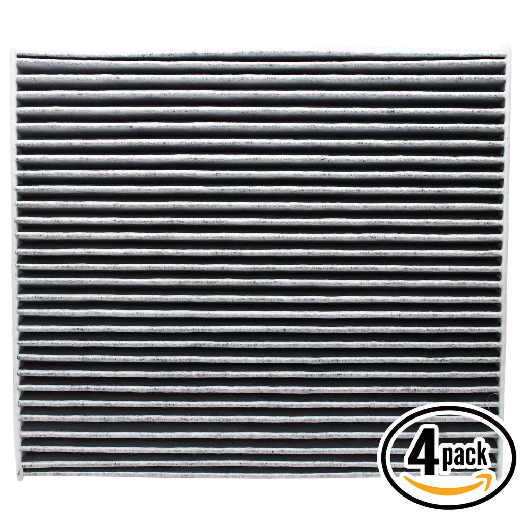 4-Pack Replacement for Cabin Air Filter for 2016 Hyundai SizeANTA FE L4 2.0L 1998cc 122 CID Car/Automotive - Activated Carbon, ACF-11178