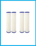 Compatible to Watts Pack of 4 Filter (WPC0.35-975) 9.75"X2.75" 0.35 Micron Pleated Sizeediment Filters