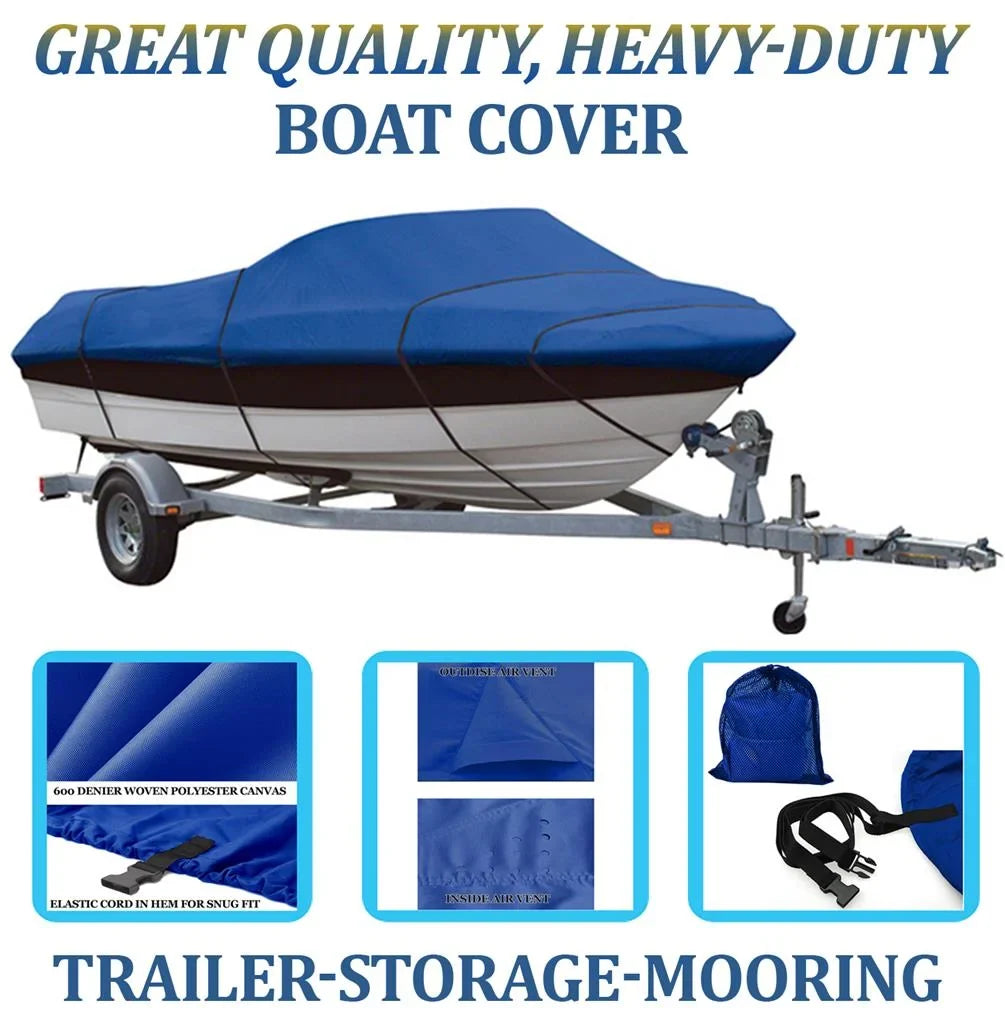 BLUE, GREAT QUALITY BOAT COVER Compatible for SizeEA DOO CHALLENGER 180 2005-2012