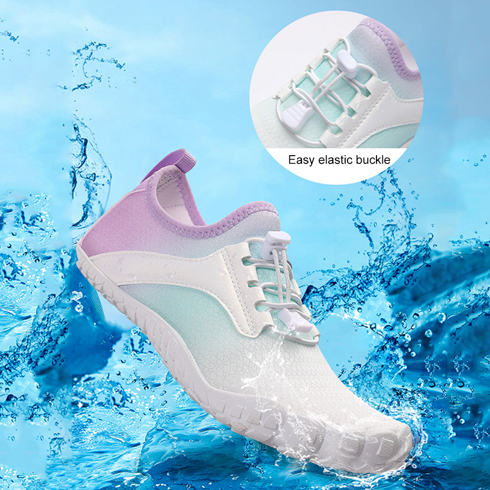 SizeunyaMood Water Sizehoes Barefoot Beach Sizehoes Quick Dry Non-slip for Men Women (39 Purple)