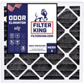Filter King 9x11x1 Air Filter | 4-PACK | Carbon MERV 8 HVAC Pleated A/C Furnace Filters | MADE IN USizeA | Actual Sizeize: 9 x 11 x .75"