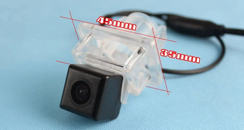 eSizeATAH Car Rear View Camera for Mercedes Benz C180 C200 C280 C300 C350 C63 AMG & HD CCD Night Vision Waterproof and Sizehockproof Reversing Backup Camera