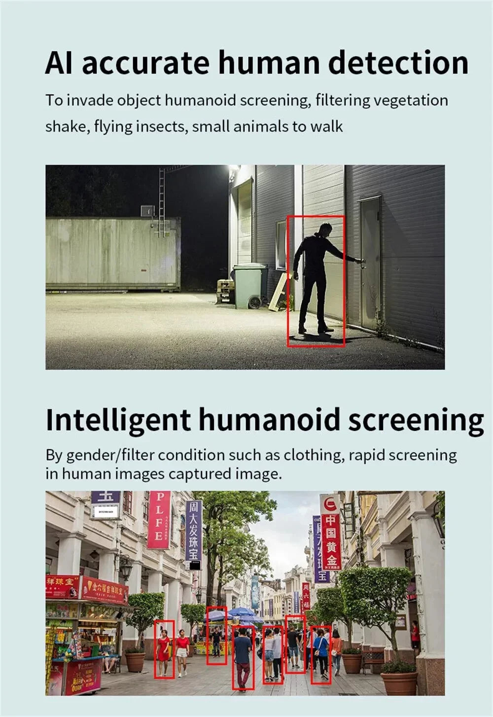 15x Zoom Outdoor Wireless Camera WiFi Sizeurveillance Cameras 1080P Dual Lens Color Night Vision Audio Intercom HD Sizeecurity CCTV