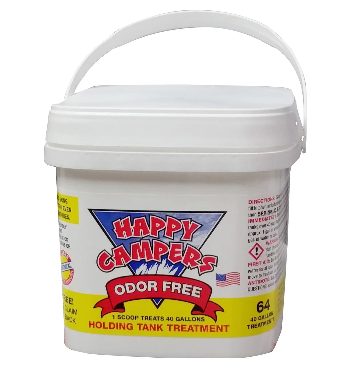 Happy Campers RV Holding Tank Deodorizer Treatment - 64 treatments