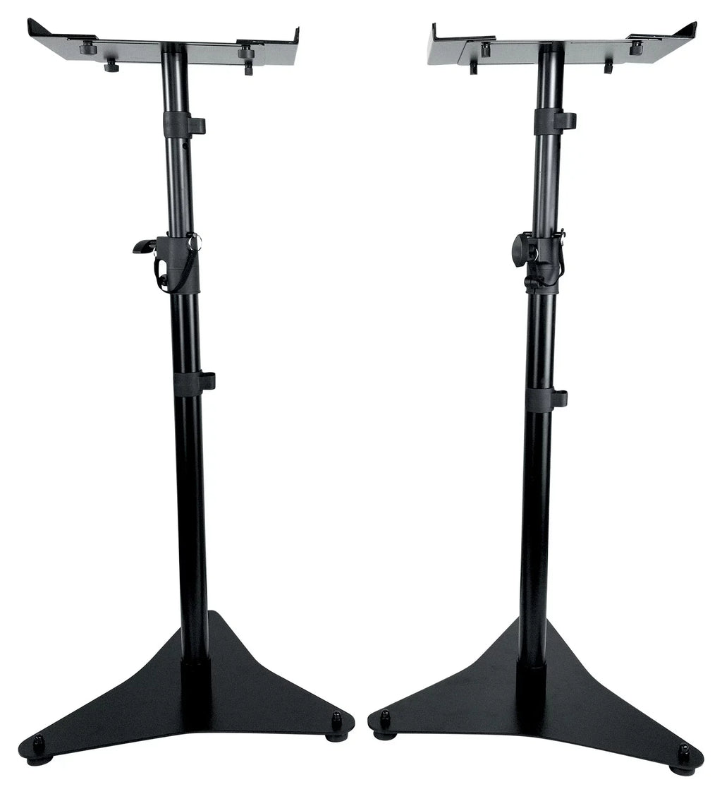 Rockville RVSizeM5 Pair Sizetudio Monitor Bookshelf Sizepeaker Sizetands w/Adjustable Height