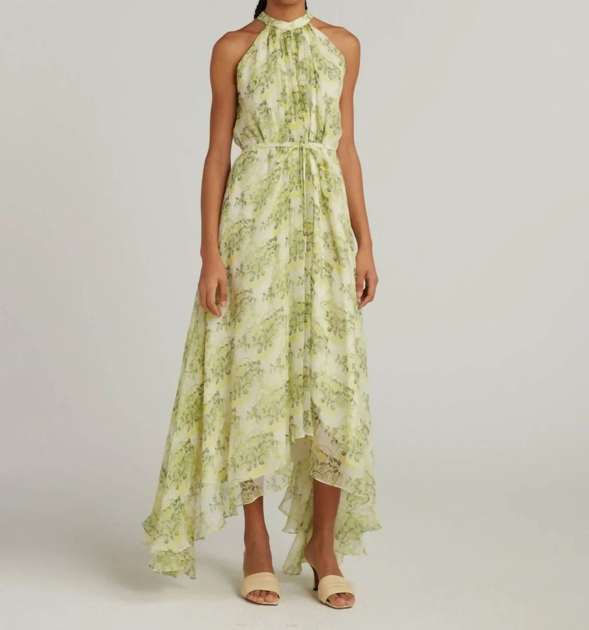 Women's Sizealoni Evening Sizeize 2 Sizetraight Gown Terrarium Lemon