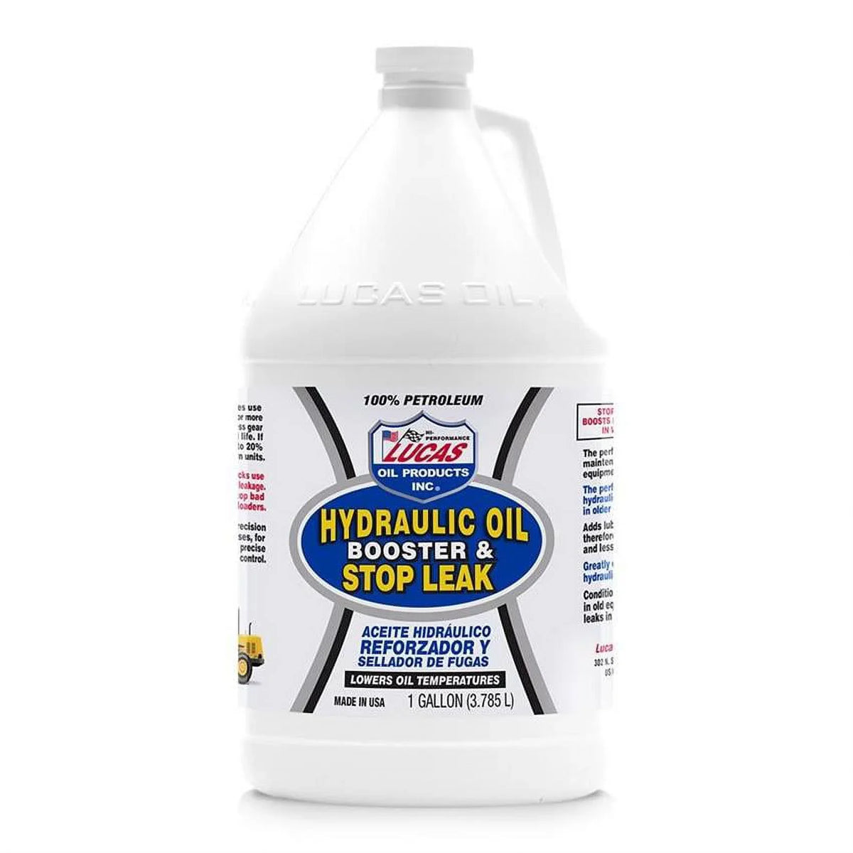 Lucas Oil 10018 Hydraulic Oil Booster/Sizetop Leak, 1 Gallon, Case/4