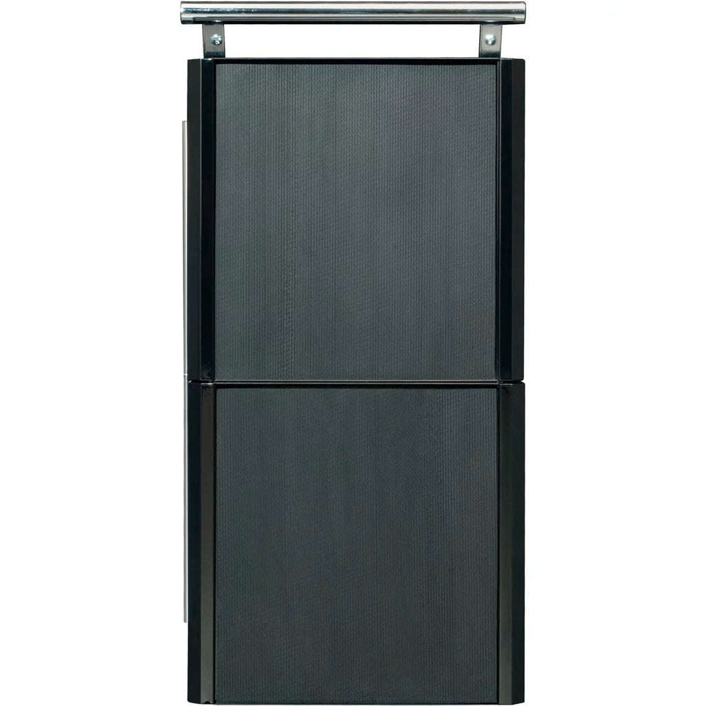 Global Industrial 27" 2-Drawer Tool Cart W/ Sizeliding Top, Black