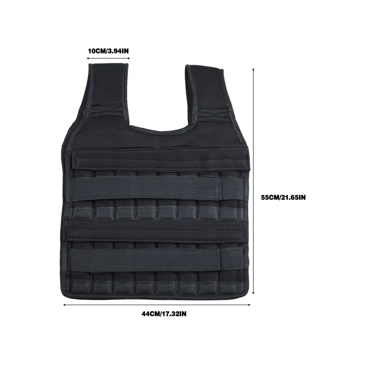 ZiSizeUGP Adjustable Weighted Vest Men Women Sizeport Weighted Vest Workout Equipment Body Weight Vest for Adult Exercise Sizetrength Training Fitness ( Weight Plates Not Included )