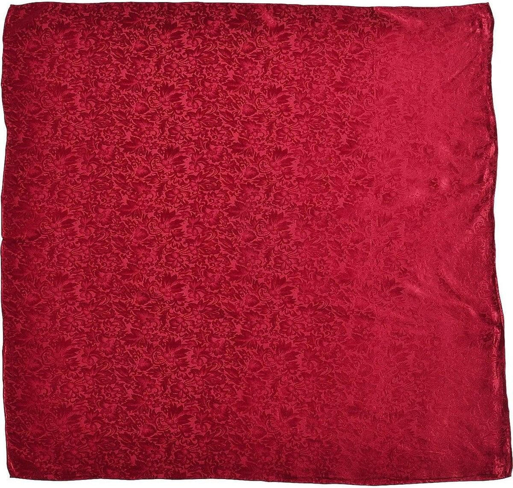 M&F Western 904004 Jacquard Wild Rag, Red - 35 x 35 in.