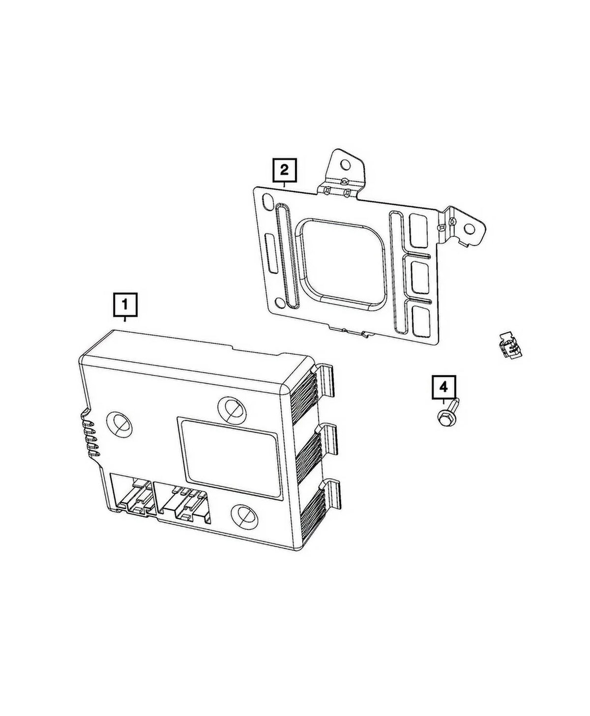 Genuine Mopar Trailer Tow Module 68277136AF