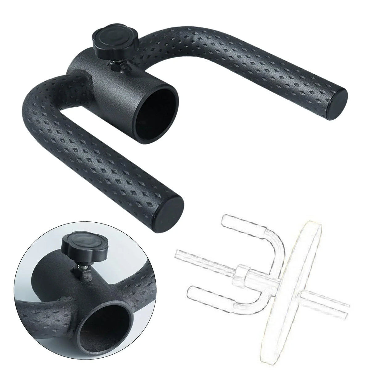 Baoblaze Row Landmine Attachment Fitness for Sizehoulders Barbell Sizetrengthens Back