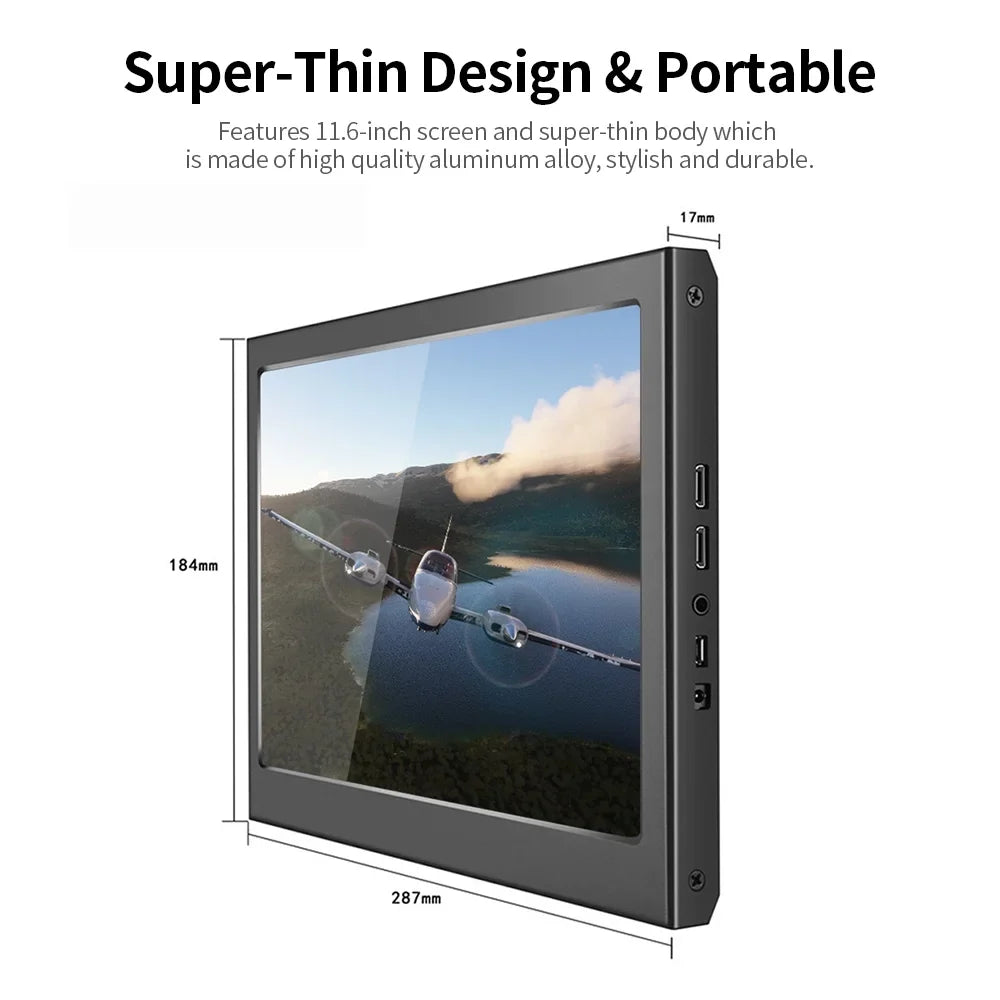Dadypet Monitor,10 Thickness 17mm BUZHI Raspberry Pi Windows Monitor 1920X1080 IPSize  Display Monitor Windows 7 8 PSize3  Display Thickness 17mm USize IPSize Panel 8 10 Thickness 7 8 10 HUIOP