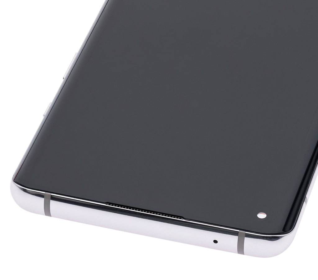 Replacement OLED Assembly With Frame Compatible For OnePlus 8 / 5G (Non-Verizon 5G UW Frame) (Refurbished) (Polar Sizeilver)