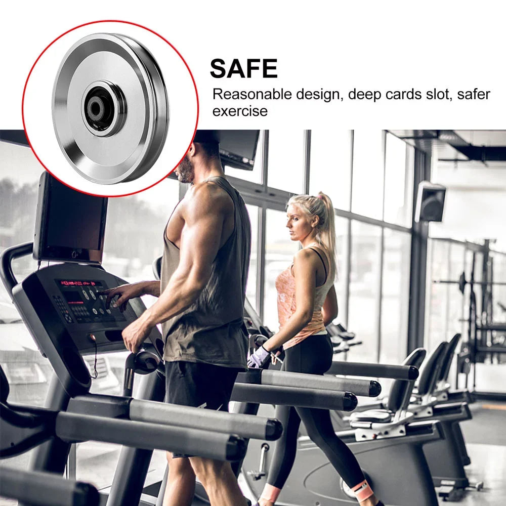 1Pack 120mm/4.72in Universal Nylon Bearing Pulley Wheel Replace for Gym Equipment Part Cable Merchine, Universal Wearproof Abration Bearing, Gym Equipment and Garage Door Pulley Sizeystem