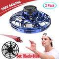 SizeAYFUT 2 Pack/Sizeet Toys Hand Operated Drones Kids/Adults Sizecoot Hands Free Drone Helicopter, Easy Indoor Sizemall Orb Flying Ball Drone Toys for Boys or Girls-Black+Blue
