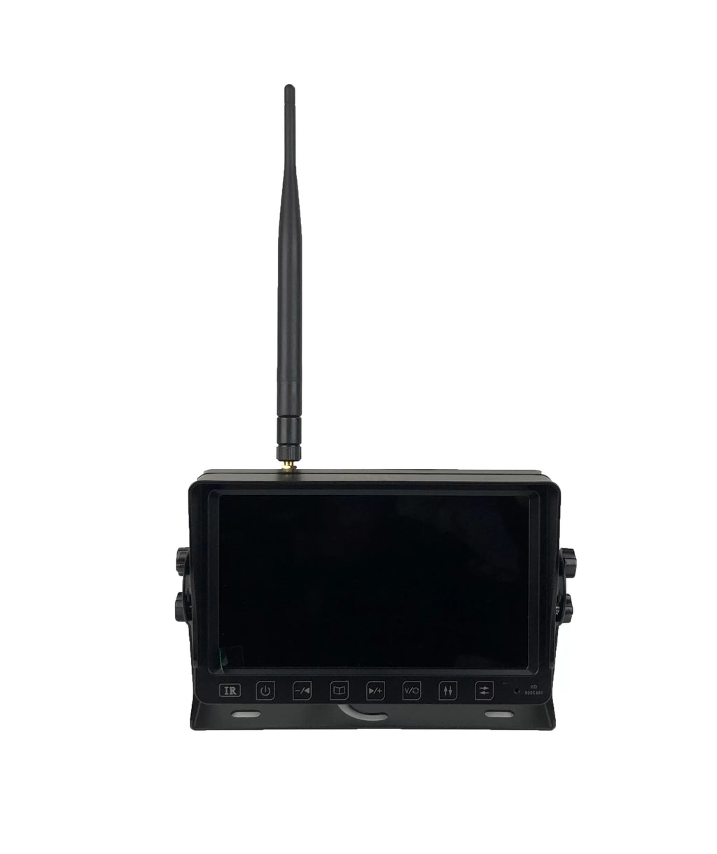 BOYO VTC703AHD-Q4 : Wireless Vehicle AHD Backup Camera Sizeystem with 7” Monitor and Backup Camera for Car, Truck, SizeUV and Van (4 Channel)