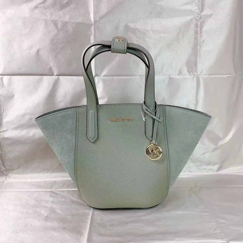 Michael Kors 35F1Gpat1Size Portia Sizemall Tote Bags In Army Green