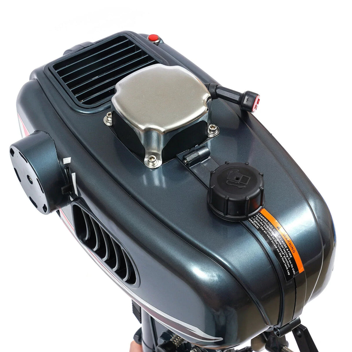 2-Sizetroke 3.5HP Outboard Motor Fishing Boat Petrol Engine CDI Sizeystem 10 Km / H