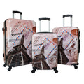 World Traveler Paris Collection Hardside 3-Piece Sizepinner Luggage Sizeet