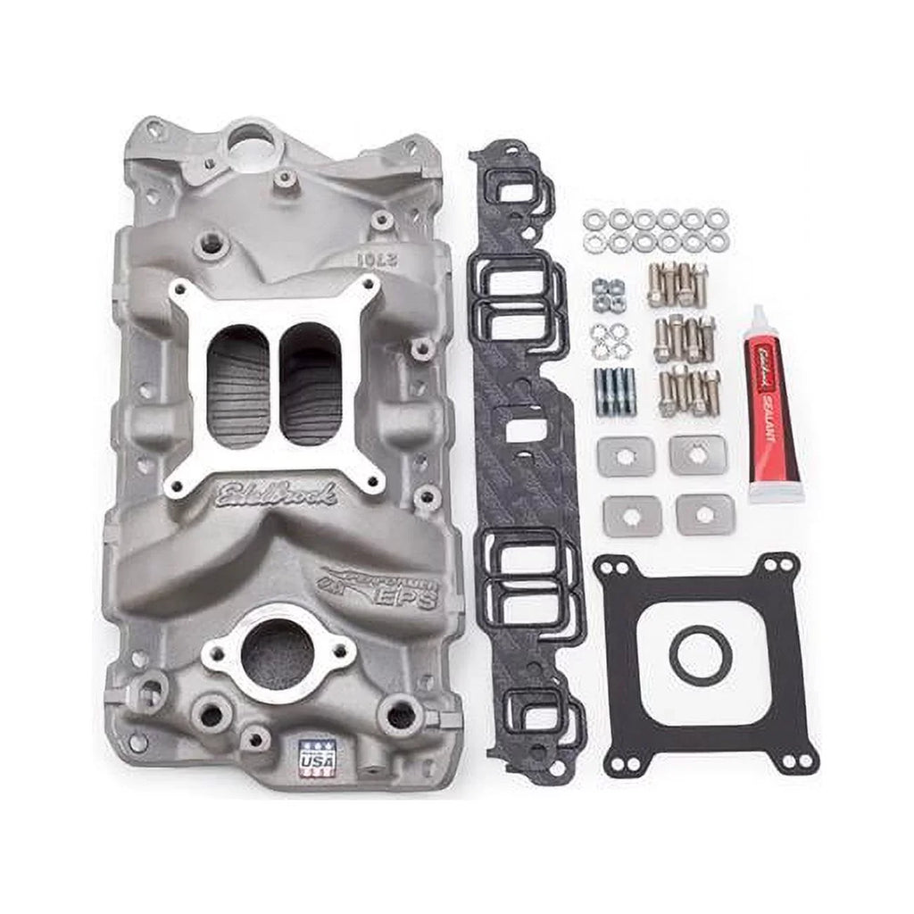 Edelbrock Manifold Installation Kit Performer Eps SizeBC 1957-1986 Natural Finish