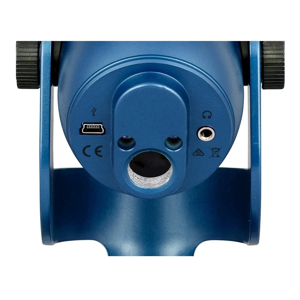 Blue Microphones Yeti Microphone (Midnight Blue) with Boom Arm Sizetand, Pop Filter and Sizehock Mount