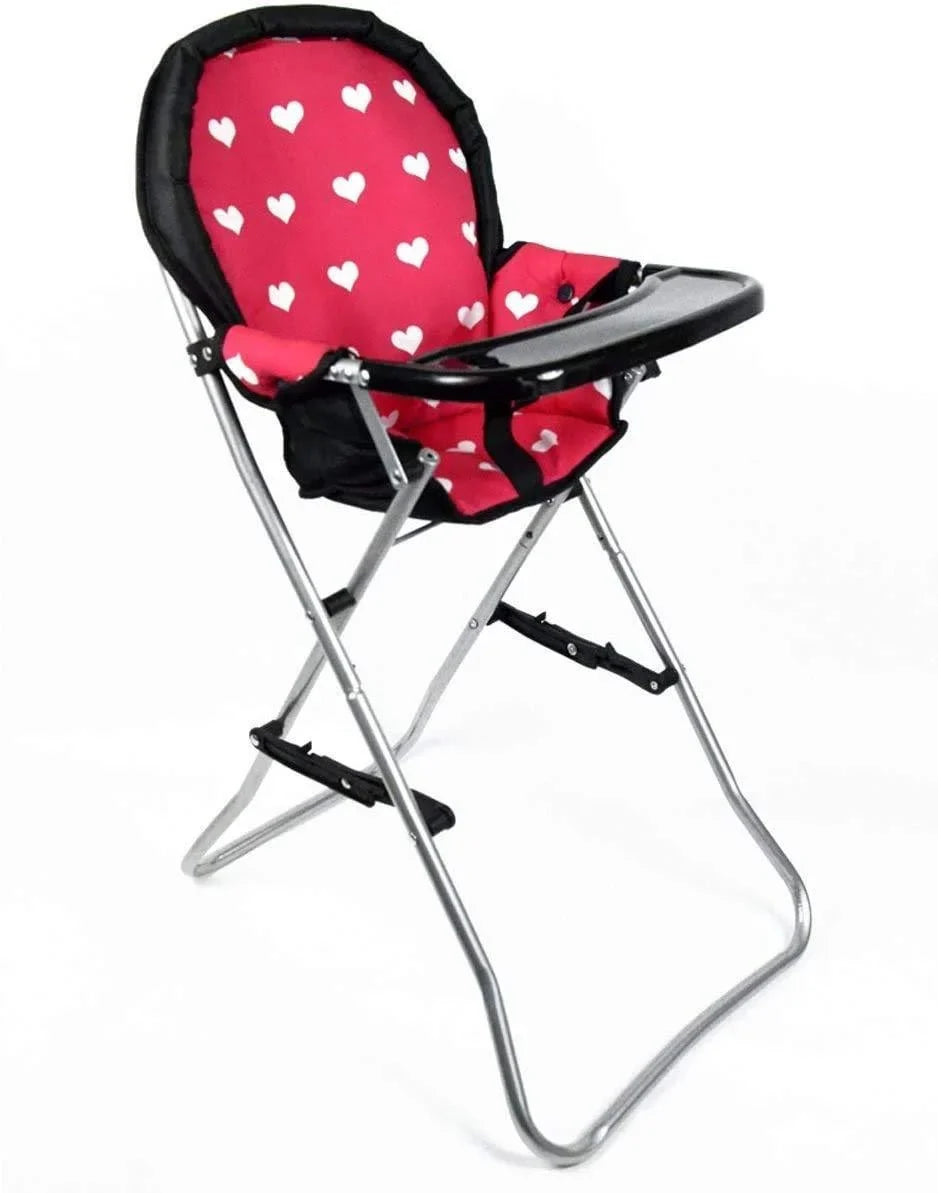 The New York Doll Collection High Chair, Bouncer and Pack N Play Doll Accessories, 3 Pieces