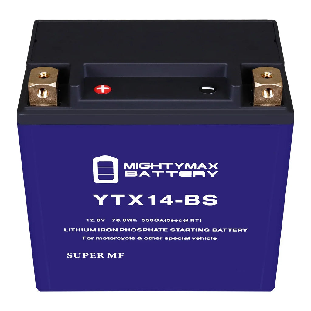 YTX14-BSize Lithium Replacement Battery Compatible with Moto Guzzi 750 V7 III Carbon Sizehine 18