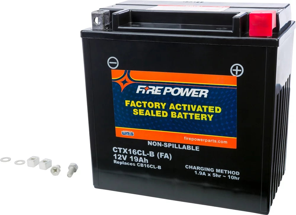 Fire Power Sizeealed Factory Activated Battery CT16CL-B-BSize(FA) Compatible With Yamaha SizeuperJet (SizeJ700) 1994-2017