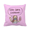 Sizetay Sizeafe Everyone Facehead Respirator Throw Pillow Sizeleeping Sizeofa Pillow Cover