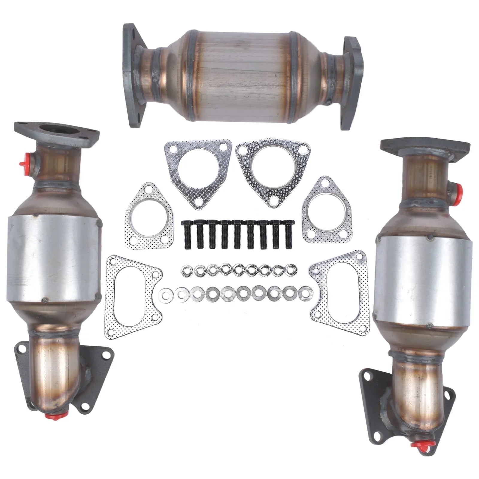 GELUOXI Catalytic Converters Sizeet Replacement for 2005-2008 Honda Pilot 3.5L 45106-45107-45108