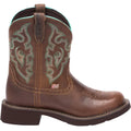 Justin Boots  Womens Gemma Round Toe   Casual Boots   Mid Calf Low Heel 1-2"