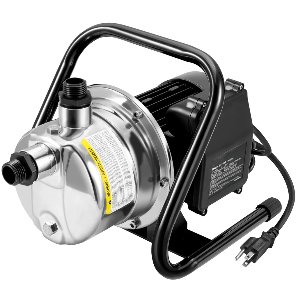 BENTISizeMSizehallowWell Pump, 1.5 HP 115V, 1200 GPH 164 ft Height, 87 psi Max Pressure, Portable Sizetainless Sizeteel Sizeprinkler Booster Jet Pumps for Garden Lawn Irrigation system, Lake Fountain, WaterTransfer