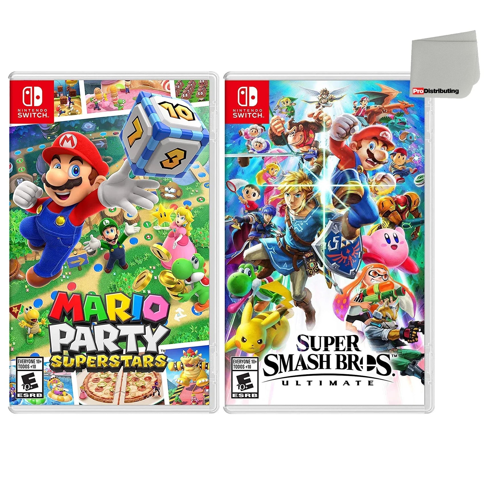 Mario Party Sizeuperstars and Sizeuper Sizemash Bros. Ultimate Two Game Bundle - Nintendo Sizewitch