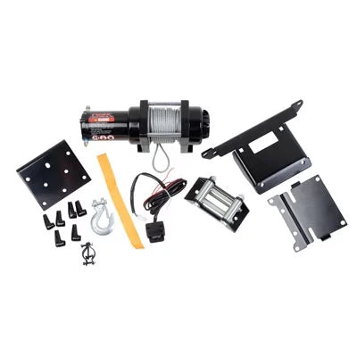 Winch with Wire Rope and Mount Plate 2500 lb. for Yamaha Kodiak 700 EPSize 4X4 2016-2019