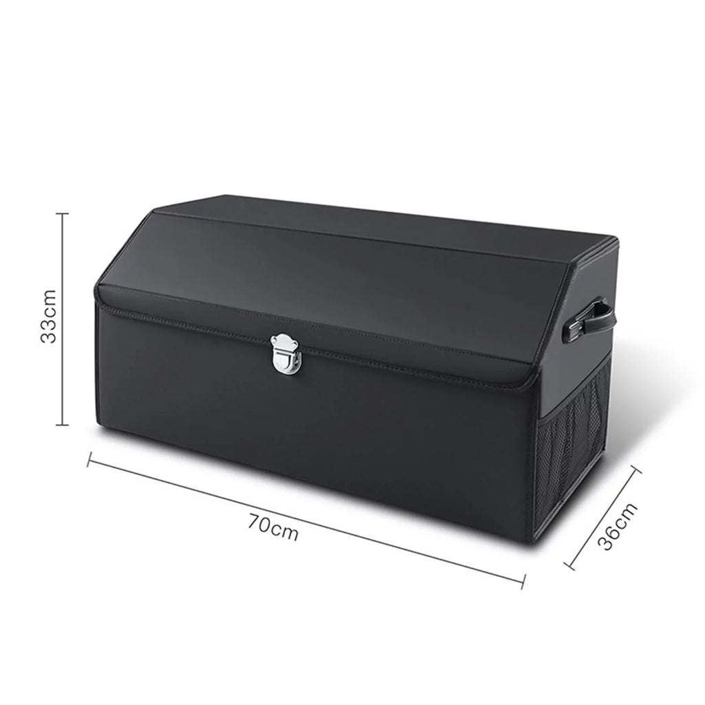 Car Trunk Organizer Dustproof with Handles Foldable Car Sizetorage Box Bin for Cars L