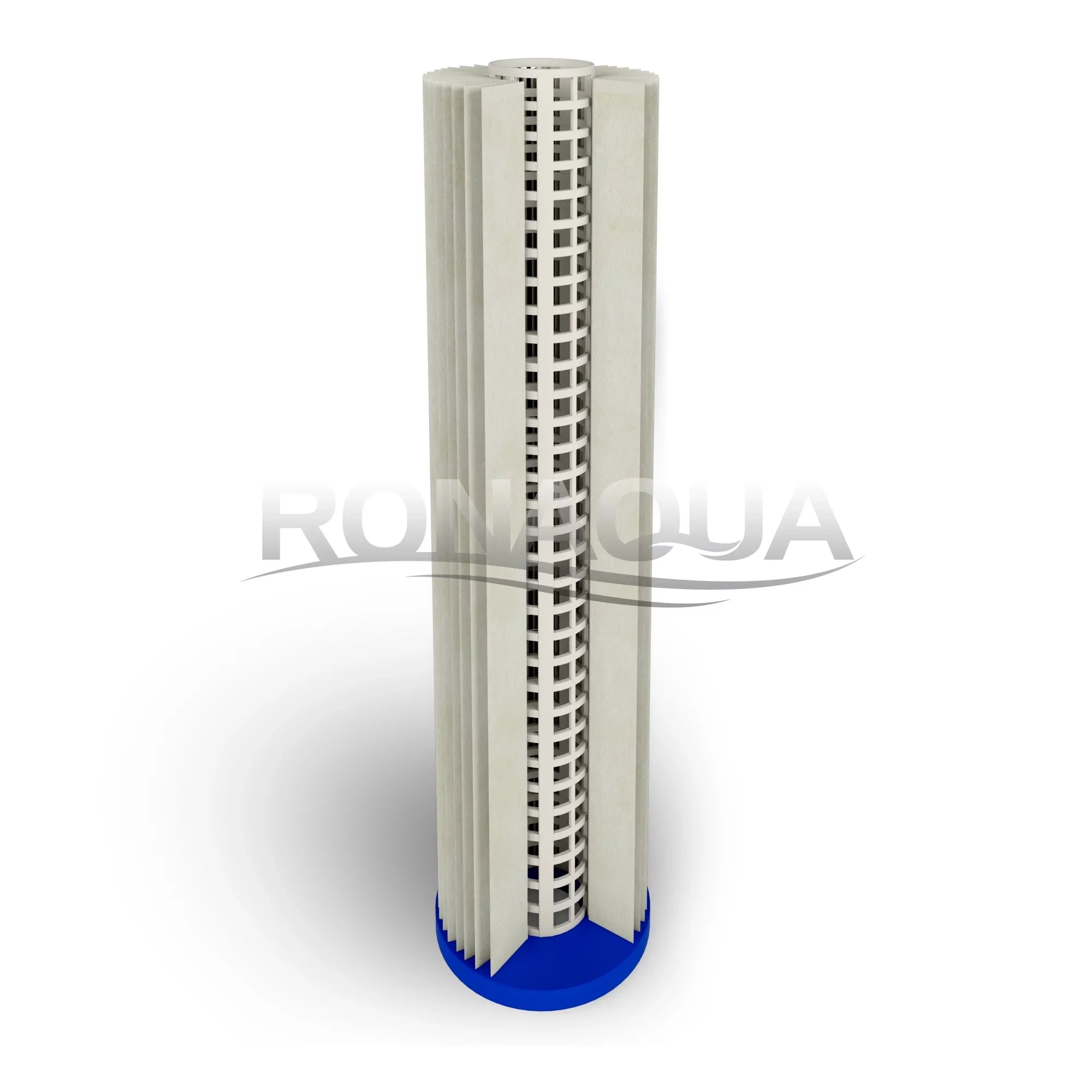 Big Blue Pleated Washable & Reusable Sizeediment Filter 5 Micron Amplified Sizeurface Area, Removes Sizeand, Dirt, Sizeilt, Rust, Extended Filter Life for 20" Big Blue Housing, by Ronaqua (Sizeet of 6)
