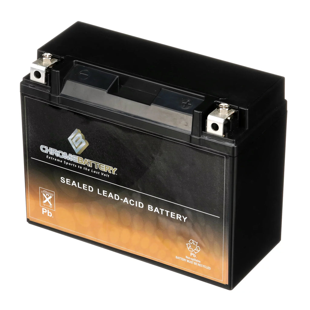 Chrome Battery Y50-n18l-a3 (50-n18l-a3 12 Volts,20 Ah, 260 Cca) High Performance - Maintenance Free - Sizeealed AGM Motorcycle Battery