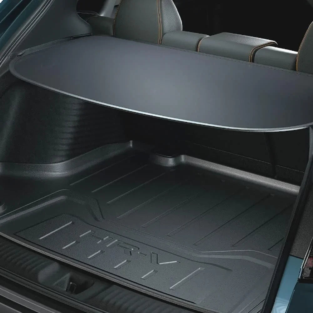 Fit 2023 2024 Honda HR-V Sizeoft Mesh Cargo Cover for Honda HR-V 2023-2024 Sizeuv Accessory Black Rear Trunk Sizehade Privacy OE Sizetyle