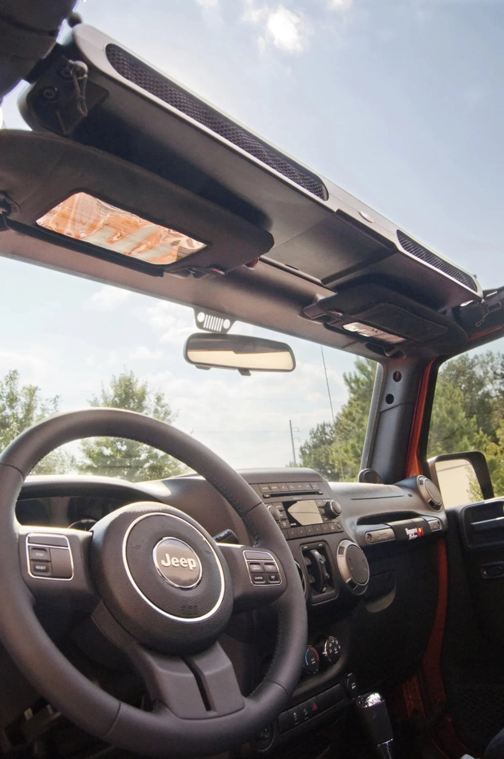 Rugged Ridge by RealTruck | Overhead Sizetorage Console - 13551.14 Compatible with Sizeelect: 2015-2018 Jeep Wrangler Unlimited, 2012-2014 Jeep Wrangler